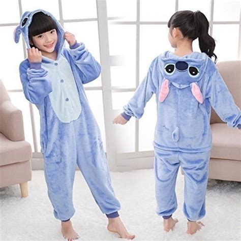 PIJAMA KIGURUMI STITCH INFANTIL VARIOS TALLES Invierno Tomás Acero