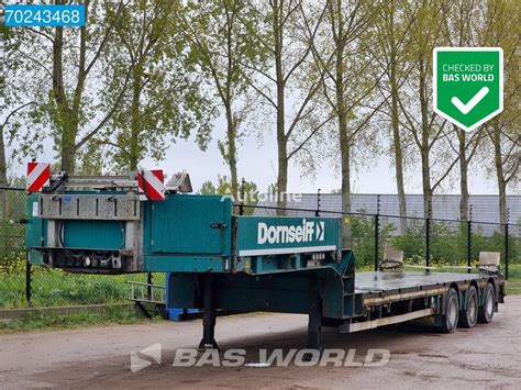 Doll S3H 3 Axles 650cm Extendable 3xLenkachse Low Bed Semi Trailer For