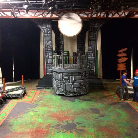 Shrek the Musical Fiona's tower set design by Cody Rutledge