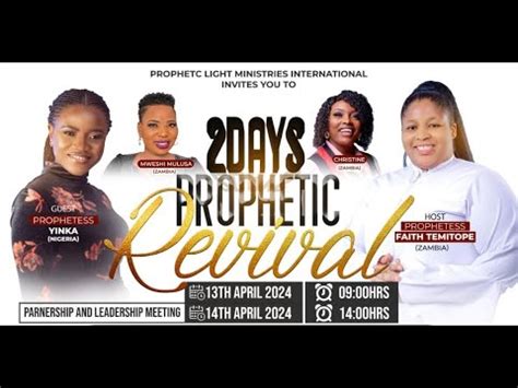 PROPHETIC REVIVAL IN ZAMBIA WITH PROPHETESS YINKA