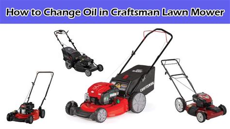 How To Change Oil In Craftsman Lawn Mower Fast Easy