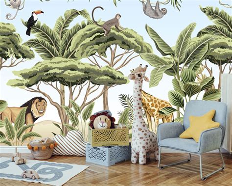 Kids Wallpaper Nursery Wallpaper Kids Wall Mural Baby Wallpaper Kids