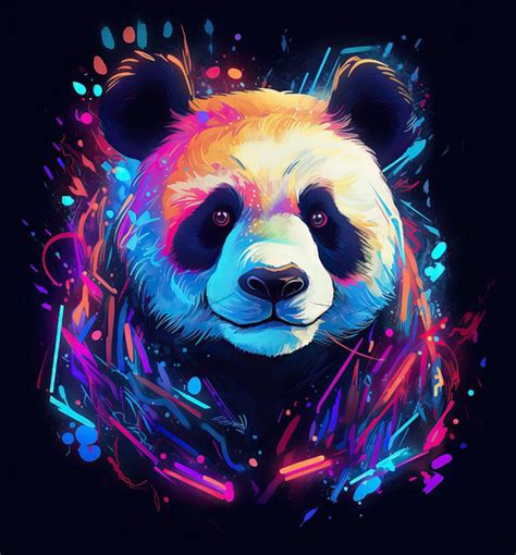 Graffiti Panda 4 Poster Print - Wumples - Posterazzi