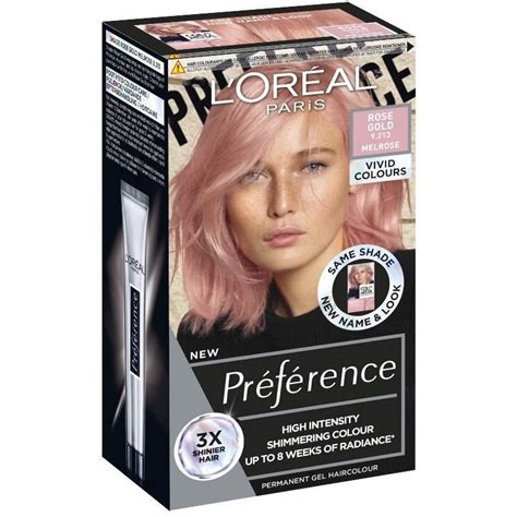 L Oréal Paris Préférence Vivid Colors 9 213 Rose Gold