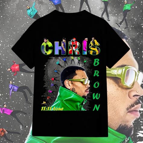 Chris Brown 11 11 Tour Chris Brown Bootleg Shirt Chris Brown Fan