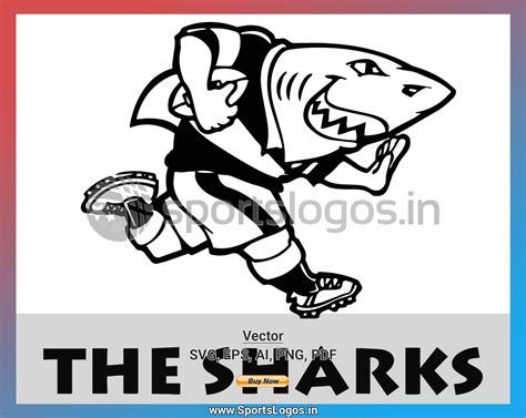 Sharks - Misc. Sports Vector SVG Logo in 5 formats - SPLN003977 ...