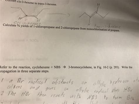 Solved Convert cis-3-hexene to trans-3-hexene. Calculate % | Chegg.com