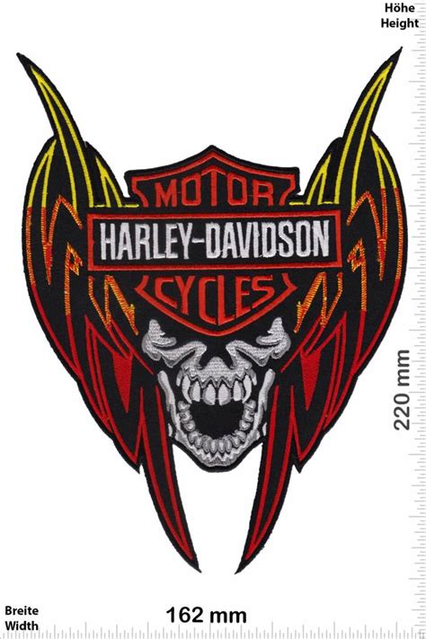 Harley Davidson Skull Wing Logo