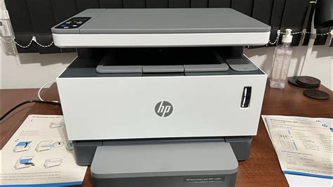 Hp Neverstop Laser Mfp W Unboxing E Primeiras Impress Es Youtube