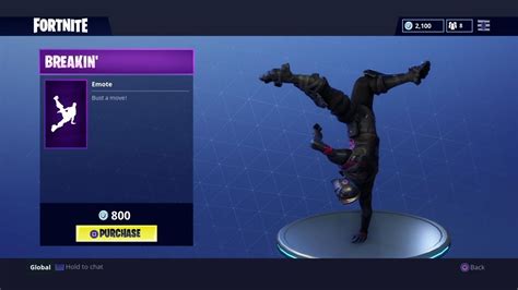 Breakin Fortnite Battle Royale Break Dance Emote YouTube