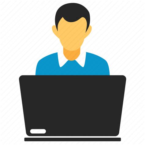 Client Labtop Laptop Manager Notebook Person Server User Icon