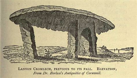 Lanyon Quoit Chambered Tomb Dolmen Northwest Of Madron Cornwall