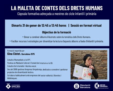 La Maleta De Contes Dels Drets Humans Servei Educatiu Baix Llobregat Iii