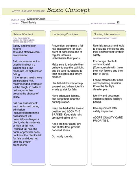 Basic Concept Ati Template