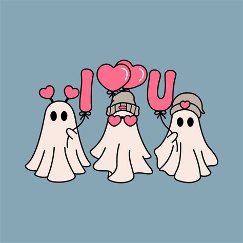 I Love You Ghost Funny Valentine Svg Inspire Uplift