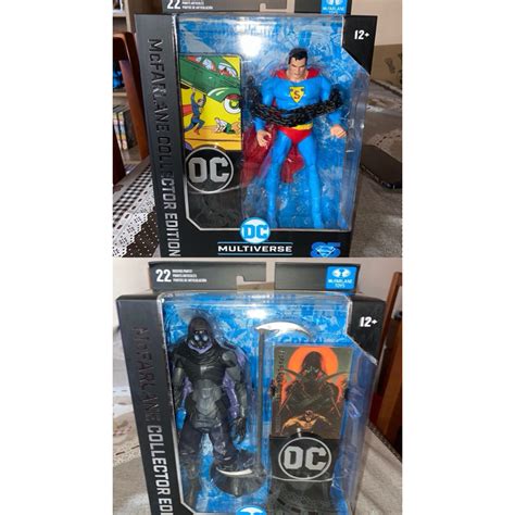 Mcfarlane Collector Edition Superman E Abyss Dc Multiverse Escorrega