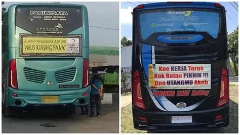 10 Potret Tulisan S3 Marketing Di Bus Pesannya Menohok Bagi Orang