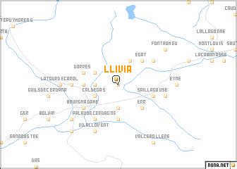 Llivia (Spain) map - nona.net