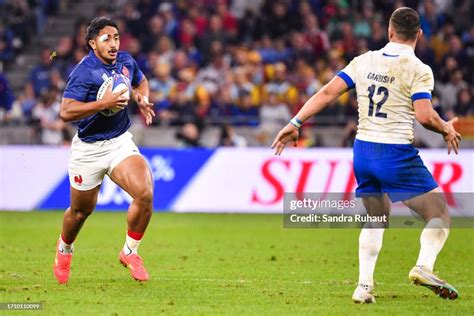 Yoram MOEFANA of France during the 2023 Rugby World Cup Pool A match ...