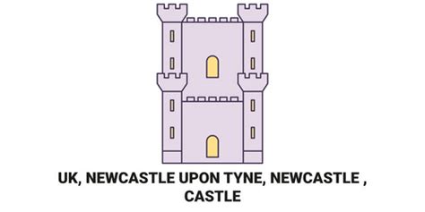 England newcastle upon tyne newcastle castle Vector Image