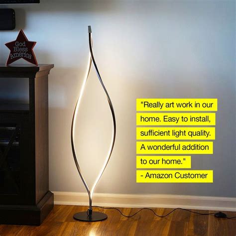 Twist Led Floor Lamp Unique Modern Dimmable Brightech Floor