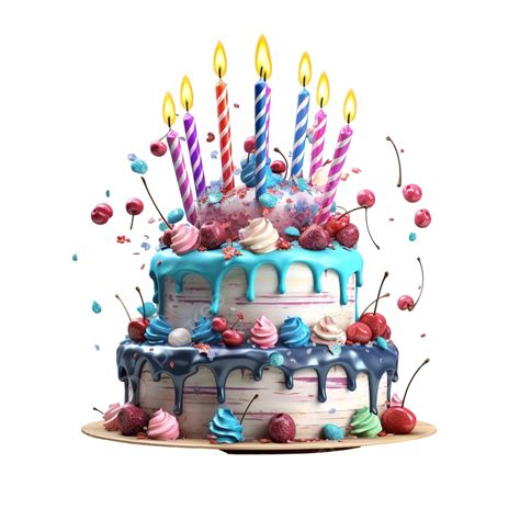 Birthday Cake D Illustration Birthday Cake Birthday Cake Png