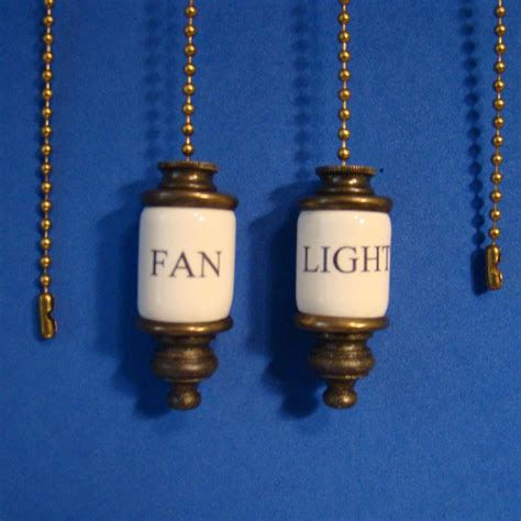 Fan & Light Ceiling Fan Pull Chain Set of 2 Pull Chains - Etsy