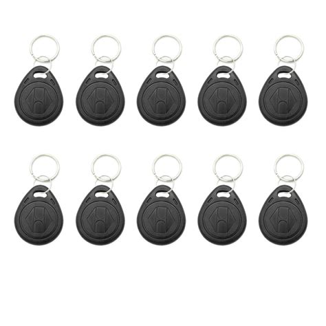 Amazon 10pcs Plastic 125KHZ Rewritable Writable ID Cards Keyfobs