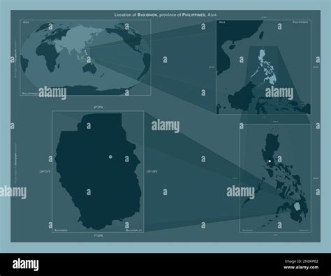 Bukidnon Province Of Philippines Diagram Showing The Location Of The