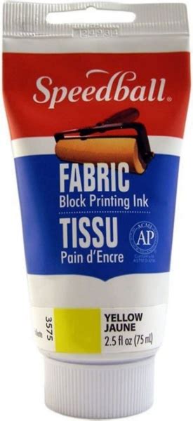 Speedball Fabric Block Printing Ink Yellow