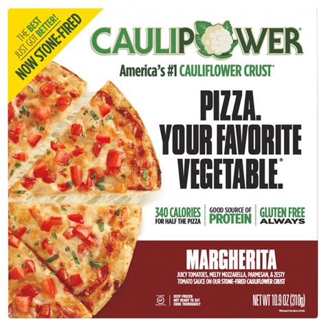 Save On Caulipower Gluten Free Cauliflower Crust Margherita Pizza