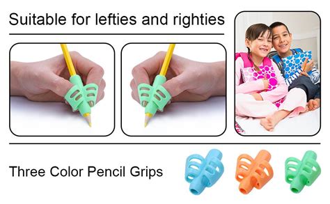 Yuccer Professionel Guide Doigt Ergonomiques Grips Pour Crayon Silicone