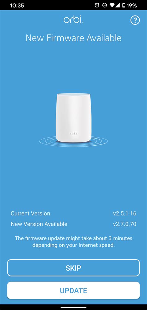 Orbi RBR50 2.7.0.70 is "out" - Page 3 - NETGEAR Communities