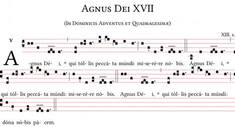 Missa Xvii In Dominicis Adventus Et Quadragesimae