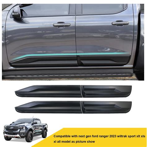 Side Door Trim Guard Body Cladding Protector Door Molding For Ford