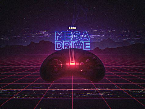 Sega Mega Drive Sega Mega Drive Sega Digital Wallpaper