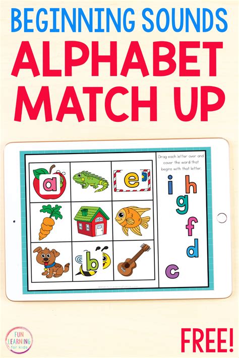 Beginning Sounds Letter Matching Activity For Slides Seesaw And Boom