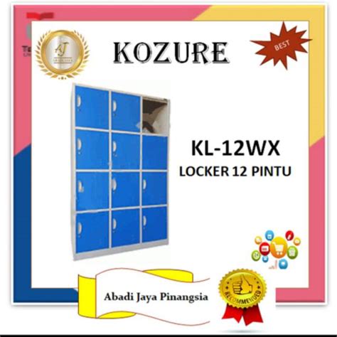 Jual LOCKER 12 PINTU KOZURE KL 12WX Shopee Indonesia