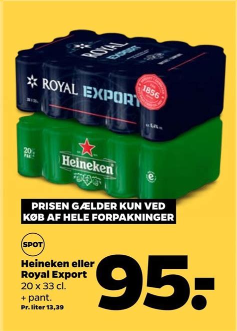 Heineken Eller Royal Export Tilbud Hos Netto