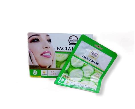 Velo Facial Con Acido Hialuronico Pepino Caja X Unds Marca Nevada