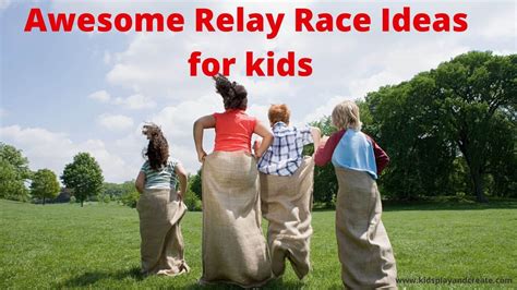 Awesome Relay Race Ideas For Kids Kids Play And Create