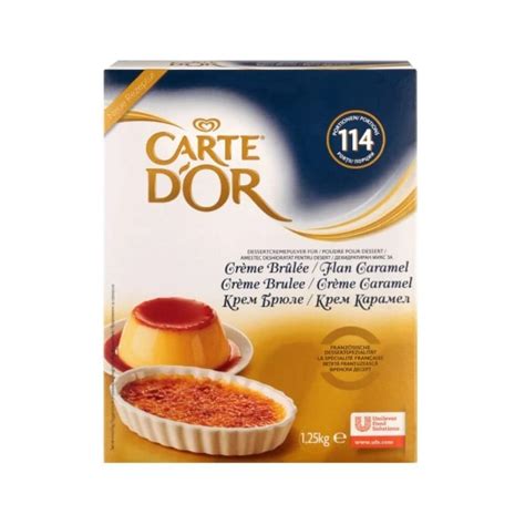 Mix Crema Caramel Creme Brulee Carte D Or 1 25 Kg Crema De Caramel