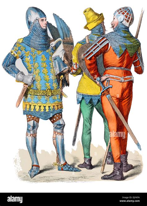 Early 14th Century XIV 1300s Germany Nobles and Knights (Left Stock Photo: 63302942 - Alamy