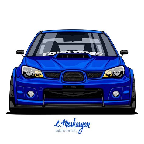 Oleg Markaryan On Instagram Subaru Sti Vector Art Owner Subi Sti