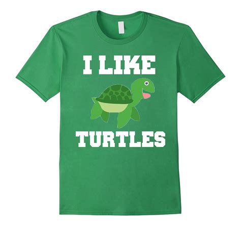 I LIKE TURTLES: Fun turtle lovers shirt for kids & teenagers-Art ...