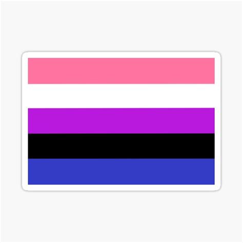 Genderfluid Pride Flag Sticker For Sale By Justgottadraw Redbubble