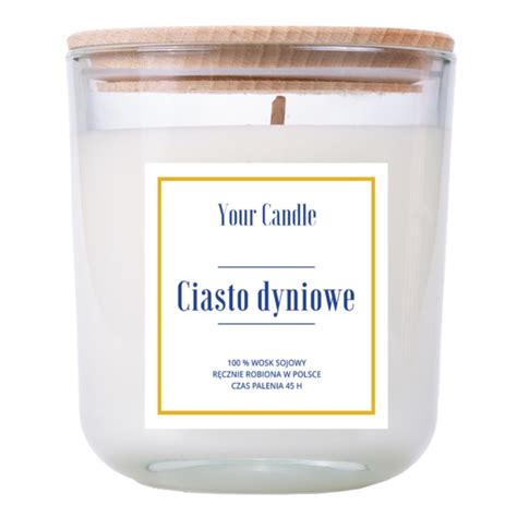 Your Candle Ciasto Dyniowe Wieca Sojowa Ml Dobre Zio Ko