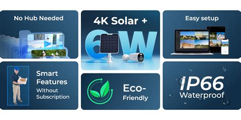 Argus Eco Ultra Smart 4K Standalone Battery Solar Powered Camera With