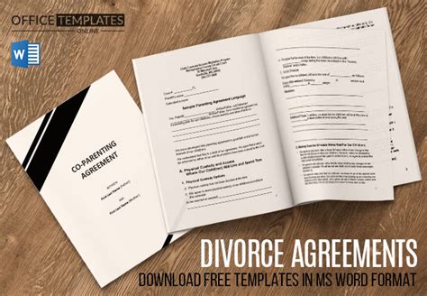 Divorce Agreement Template