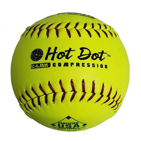 Worth ASA 12 SYCO HOT DOT Slowpitch Softballs AHD12CY DZ For Sale Delran NJ Nellis Auction
